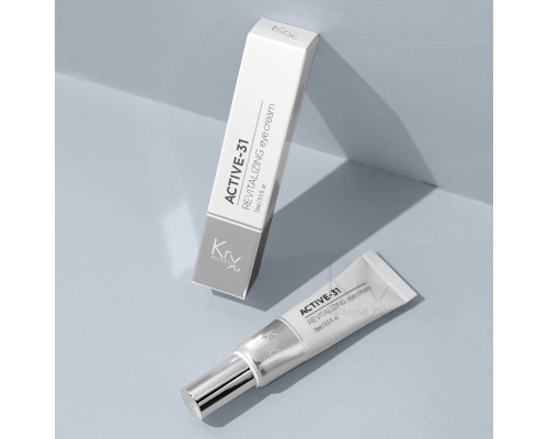 ACTIVE-31 EYE CREAM  KRX Aesthetics Супер-активний крем для повік з 31-м анти-ейдж інгредієнтом для боротьби зі зморшками, мішками і темними колами під очима, 15 гр