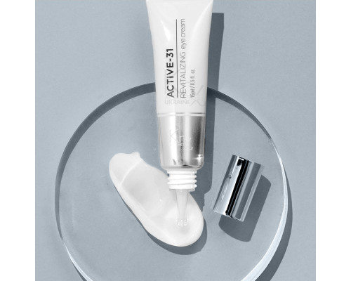 ACTIVE-31 EYE CREAM  KRX Aesthetics Супер-активний крем для повік з 31-м анти-ейдж інгредієнтом для боротьби зі зморшками, мішками і темними колами під очима, 15 гр