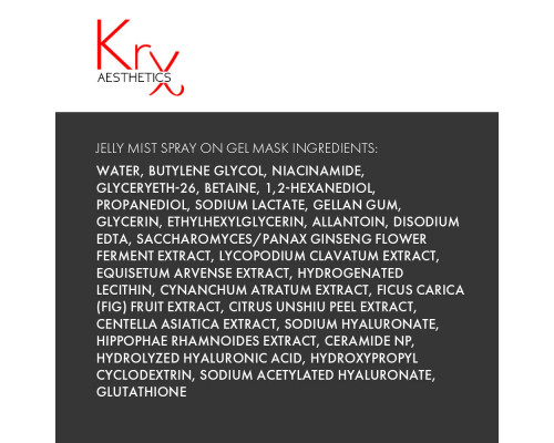 JELLY MIST SPRAY. Глянцевий міст-желе для ефекту Glass Skin, 105 гр KRX Aesthetics