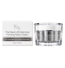 NECK LIFT CREAM. Інтенсивний анти-ейдж крем для шкіри шиї та декольте з 6-ма видами розчинного мікроколагену (колагенові нитки) і 22-ма активними інгредієнтами для клітинного омолодження, 50 гр