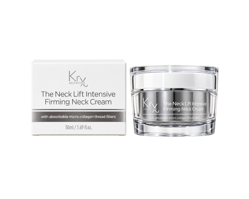 NECK LIFT CREAM. Інтенсивний анти-ейдж крем для шкіри шиї та декольте з 6-ма видами розчинного мікроколагену (колагенові нитки) і 22-ма активними інгредієнтами для клітинного омолодження, 50 гр