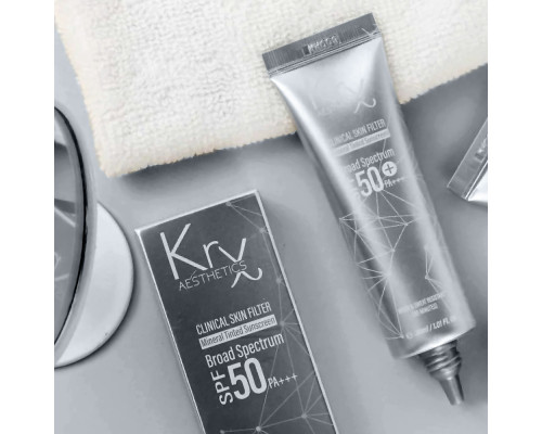 CLINICAL SKIN FILTER TINTED SUNSCREEN SPF 50 PA+++. Сонцезахисний крем-флюїд з тінтом, тон світлий тілесний, 30 гр