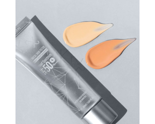 CLINICAL SKIN FILTER TINTED SUNSCREEN SPF 50 PA+++. Сонцезахисний крем-флюїд з тінтом, тон світлий тілесний, 30 гр