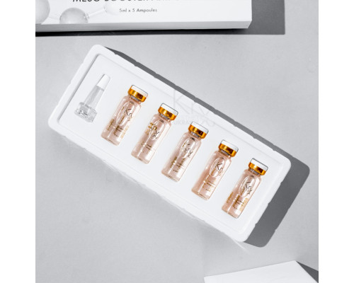 HYDRO STEMCELL MESO BOOSTER AMPOULE. Гелевий бустер-концентрат зі Стовбуровими Клітинами 6-ти ботанікал екстрактів та гіалуронової кислоти для глибокого зволоження всіх типів шкіри. Бокс з 5 ампул х 5 мл