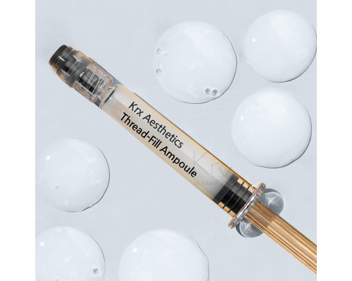 THREAD FILL AMPOULE. Колагенові нанонитки в шприцах-дозаторах для безін’єкційного тредліфтингу та локального застосування на зони глибоких зморшок. Бокс з 10 шт по 2 мл