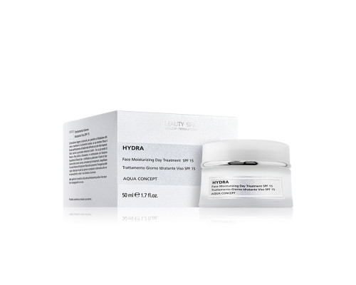 Зволожувальний крем для обличчя денний beauty spa hydra cream spf 15 50 ml