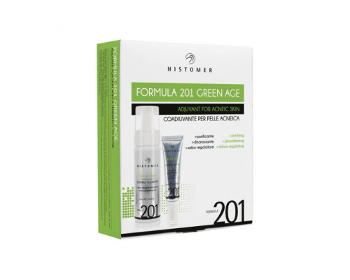 Набір комплексного догляду для шкіри з акне green age complete acne kit