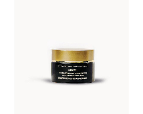 ЗОЛОТИЙ CКРАБ ДЛЯ ОБЛИЧЧЯ НОВЕО З ПУДРОЮ ЧОРНОГО ДІАМАНТУ THERMAE NOVEO BLACK DIMOND FACE SCRUB, 50 МЛ