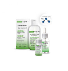 Система дом догляду ACNE CONTROL 24H з трьох продуктів: очищення, лікувальна гідратація, локальне лікування