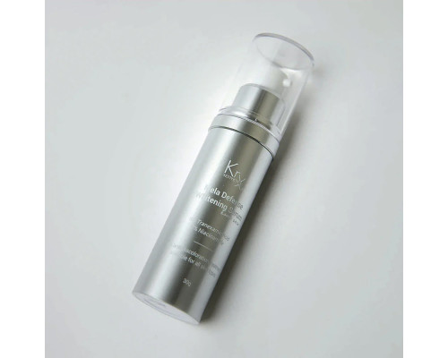 MELA DEFENSE WHITENING SERUM. KRX Aesthetics.  Відбілююча активна сироватка з 5% Транексамової кислоти та 3% Ніацинамідом, 30 гр