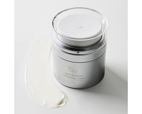 MELA DEFENSE WHITENING CREAM. KRX Aesthetics. Відбілюючий крем-інтенсив з 5% Транексамовою кислотою та 3% інгібітором Тирозиназі RiFerm-NPG, 50 гр